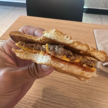 McDonald's - Cheeseburger from the happy meal - Fast Food Near Me - Winchester, California McDonald's - Cheeseburger from the happy meal - Fast Food Near Me - Winchester, California