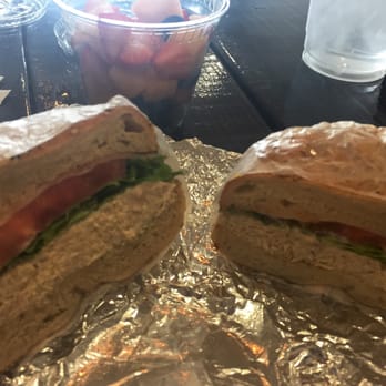 Sandy Bottom Bagels - East Beach tuna melt. SO good! - Breakfast & Brunch Near Me - Saint Simons Island, Georgia Sandy Bottom Bagels - East Beach tuna melt. SO good! - Breakfast & Brunch Near Me - Saint Simons Island, Georgia