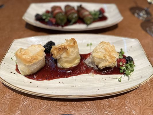 Photo of The Gambling Cowboy Chophouse & Saloon - Temecula, CA, US. Raspberry Chipotle Brie