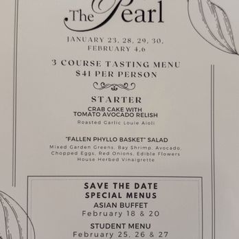 The Pearl - Menu - New American Near Me - Pearl City, Hawaii