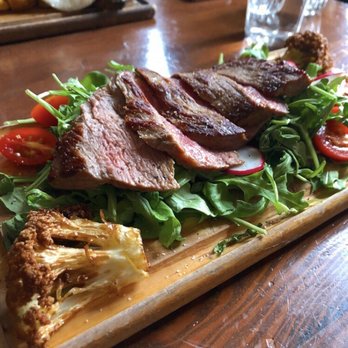 Six Acres - Steak salad (brunch menu) - Pubs Near Me - Vancouver, British Columbia Six Acres - Steak salad (brunch menu) - Pubs Near Me - Vancouver, British Columbia