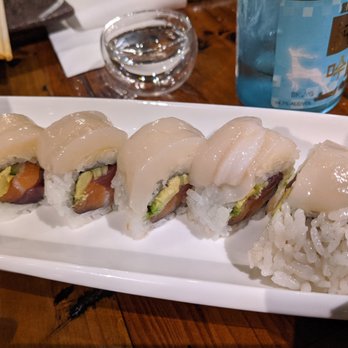 Sake Bomb - Scallop roll - Japanese Near Me - San Francisco, California Sake Bomb - Scallop roll - Japanese Near Me - San Francisco, California