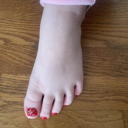 Kid's pedi. Kid's pedi.