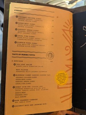 Menu photo 5 Burma Love San Francisco, CA