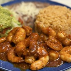 Roberta's Taqueria - Platillo Camarones a La Diabla