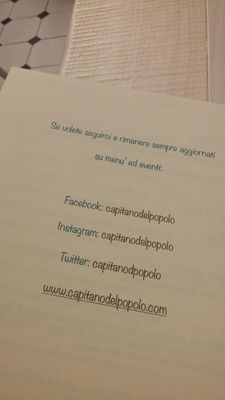 Menu photo 1 Capitano del popolo Orvieto, TR