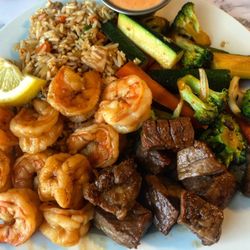 Massaki Hibachi & Sushi Bar - Hibachi steak and shrimp