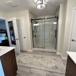 Floor & Decor - After we removed tub and installed walk in shower