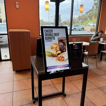 Taco Bell - a sign in a restaurant - Fast Food Near Me - Martinez, California