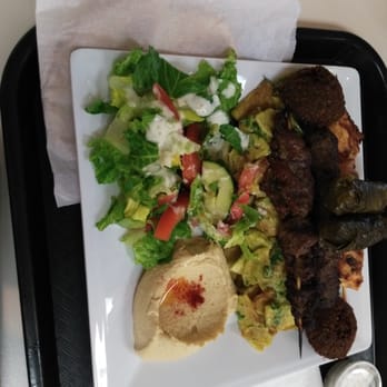 The Green Olive - Subbed more salad for 1/2 rice. - Mediterranean Near Me - Compton, California The Green Olive - Subbed more salad for 1/2 rice. - Mediterranean Near Me - Compton, California