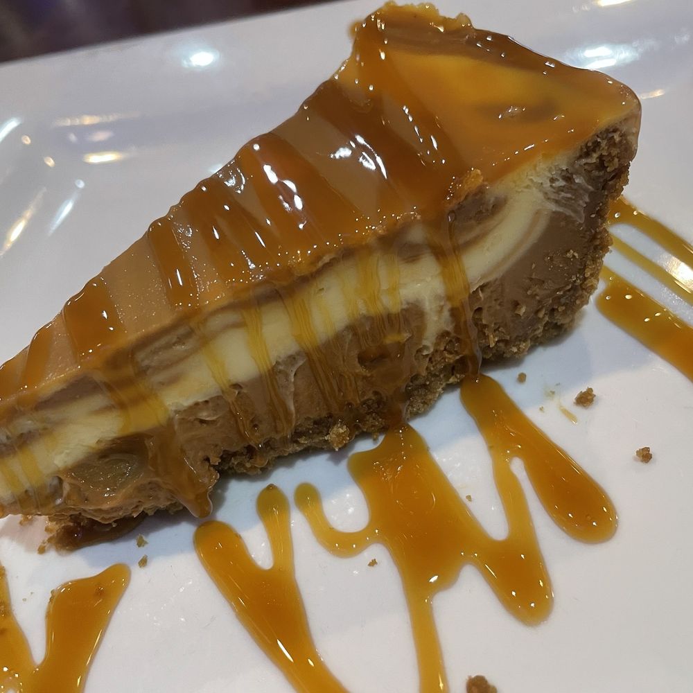 Sea salt caramel cheesecake