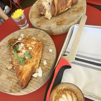 Izola - Carnitas (special) and almond croissant - March 2026 - Bakeries Near Me - San Diego, California Izola - Carnitas (special) and almond croissant - March 2026 - Bakeries Near Me - San Diego, California