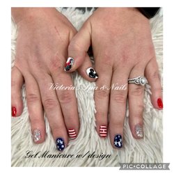 Victoria's Spa and Nails - Gel manicure w/ designs