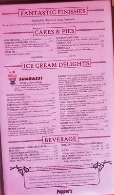 Menu photo 3 Pepper's Fortuna, CA