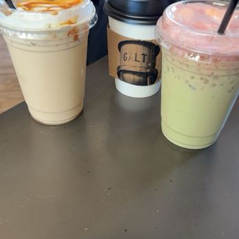 Life's A Grind Coffee House - strawberry cloud, Matcha was my favourite. myself and my family enjoyed enjoyed this place, customer service, there is amazing - Coffee & Tea Near Me - Galt, California