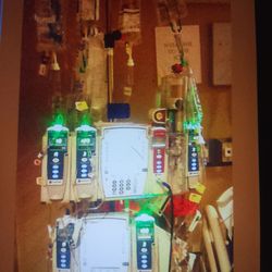 Scott Herron, MD - This is ONE of Cyrus's IV poles, he had 2 of these with all of those meds going into Cyrus at the same time!