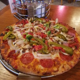 Medium supreme pizza, hold the olives, extra onion! Medium supreme pizza, hold the olives, extra onion!