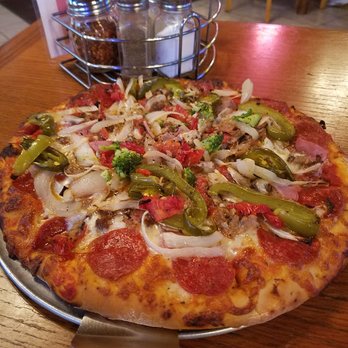 Reba's Pizzeria & deli - Medium supreme pizza, hold the olives, extra onion! - Pizza Near Me - La Grange, Texas Reba's Pizzeria & deli - Medium supreme pizza, hold the olives, extra onion! - Pizza Near Me - La Grange, Texas