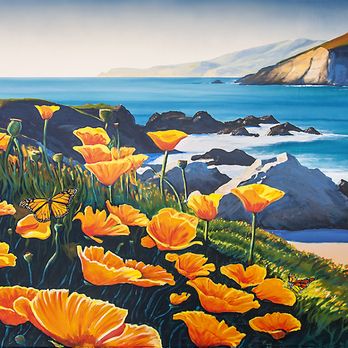 Parkhurst Artworks Murals - Outdoor mural for Poppy Bank, Scripps Ranch - Painters Near Me Parkhurst Artworks Murals - Outdoor mural for Poppy Bank, Scripps Ranch - Painters Near Me