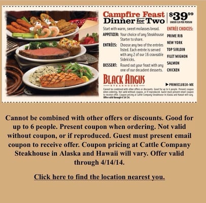 Menu photo 8 Black Angus Steakhouse Mesa, AZ Menu photo 8 Black Angus Steakhouse Mesa, AZ