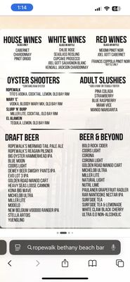 Menu photo 3 Ropewalk Bethany Beach Bethany Beach, DE Menu photo 3 Ropewalk Bethany Beach Bethany Beach, DE