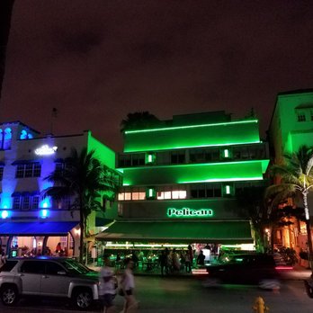 Pelican Hotel - At night - Hotels Near Me - Miami Beach, Florida Pelican Hotel - At night - Hotels Near Me - Miami Beach, Florida