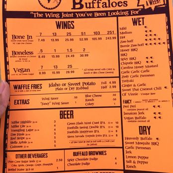 Heavenly Buffaloes - Menu - Chicken Wings Near Me - Durham, North Carolina Heavenly Buffaloes - Menu - Chicken Wings Near Me - Durham, North Carolina
