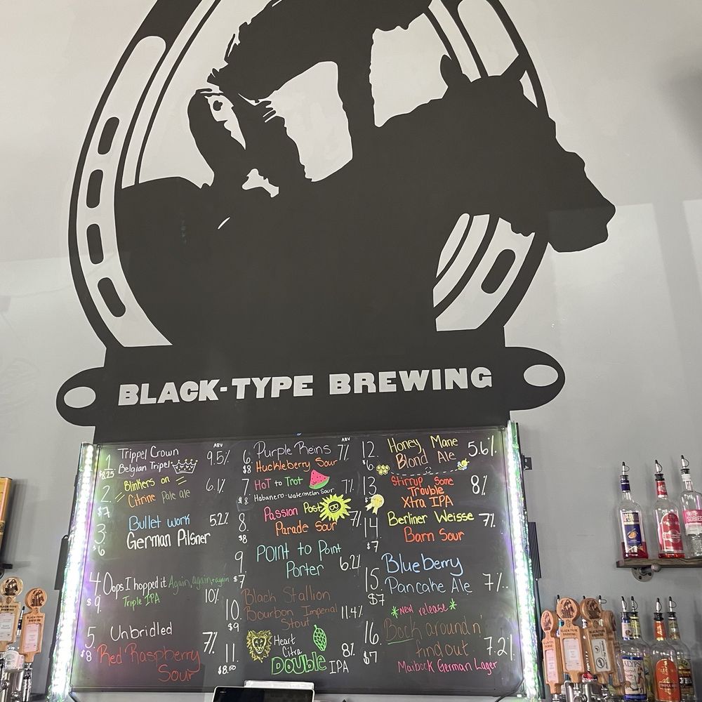 Black-Type Brewing - Today's tap list - Brewpubs Near Me - Lexington, Kentucky Black-Type Brewing - Today's tap list - Brewpubs Near Me - Lexington, Kentucky