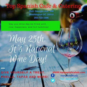 Top Spanish Cafe & Catering - a glass of wine being poured - Spanish Near Me - Washington, DC, District of Columbia Top Spanish Cafe & Catering - a glass of wine being poured - Spanish Near Me - Washington, DC, District of Columbia