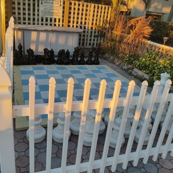 Plaza Beach Hotel - Beachfront Resort - Large size chess game - Hotels Near Me - St. Pete Beach, Florida