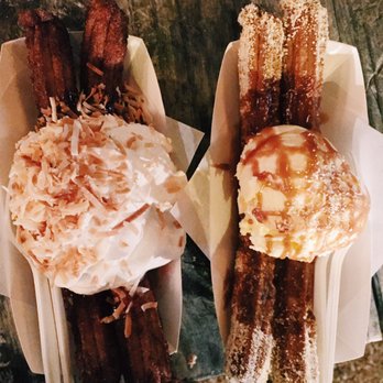 Churro Co - Rico Suave (left) & Date Night (right) - Desserts Near Me - Austin, Texas Churro Co - Rico Suave (left) & Date Night (right) - Desserts Near Me - Austin, Texas