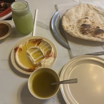 Yemeni Restaurant - Lambreth hummus, fresh bread, hot sauce, lemon, mint drink all delicious! - Middle Eastern Near Me - Columbus, Ohio Yemeni Restaurant - Lambreth hummus, fresh bread, hot sauce, lemon, mint drink all delicious! - Middle Eastern Near Me - Columbus, Ohio