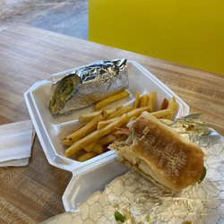 Jersey Wings & Fish - Chicken Philly combo.