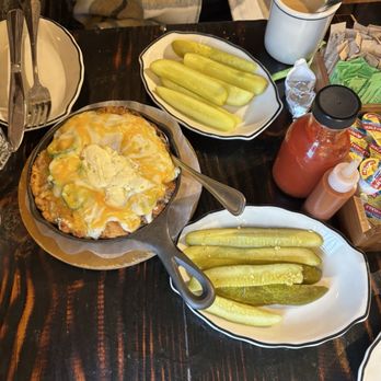 Jacob's Pickles - Jalapeno cornbread Big Dill Kosher Cukes Special Sour Cukes - Comfort Food Near Me - New York, New York