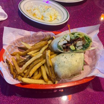 Hungry Like The Wolf - Yo MTV Raps chicken wrap - American Near Me - Houston, Texas Hungry Like The Wolf - Yo MTV Raps chicken wrap - American Near Me - Houston, Texas