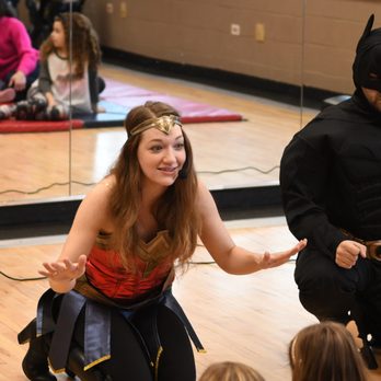 Stages Chicago, 501c3 - Wonder woman and batman captivating their pre school audience - Performing Arts Near Me - Chicago, Illinois Stages Chicago, 501c3 - Wonder woman and batman captivating their pre school audience - Performing Arts Near Me - Chicago, Illinois