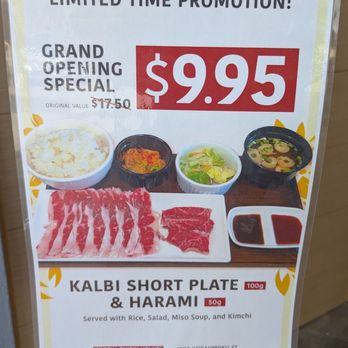 Yakiniku Like - Grand Opening Set Special - Japanese Near Me - Honolulu, Hawaii