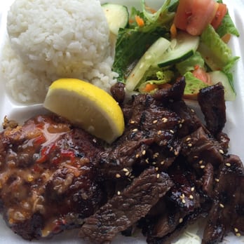 All Kine Grindz - Surf N Turf - Crab Cake w/Boneless Kalbi - Food Trucks Near Me