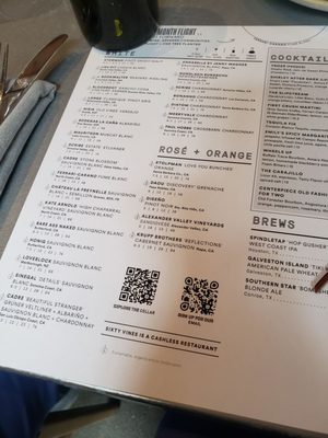 Menu photo 3 Sixty Vines Houston, TX