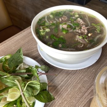 Bone & Broth - Pho. With the brisket - Vietnamese Near Me - Ontario, California