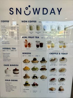 Menu photo 1 Snowday Thornhill, ON