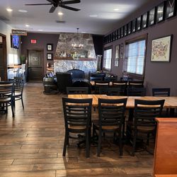 Blue Mountain Brewery - This is the lounge area next to the restrooms