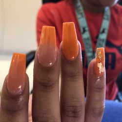 T&T Nails - Coffin shape, color powder