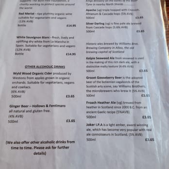 Scrumpy Willow and the Singing Kettle - Drinks Menu Part 2. Jan 2015 - Cafes Near Me - Newcastle Upon Tyne, XTW Scrumpy Willow and the Singing Kettle - Drinks Menu Part 2. Jan 2015 - Cafes Near Me - Newcastle Upon Tyne, XTW