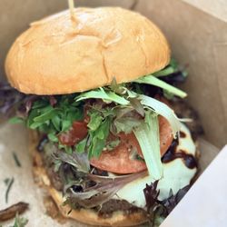 The Gourmet Burger Shop - Fresh Mozzarella & Tomato