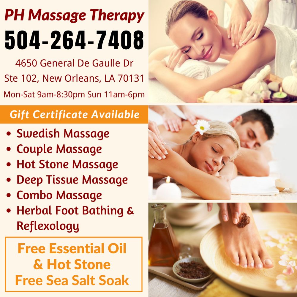 PH MASSAGE THERAPY Updated September 2024 Request an Appointment
