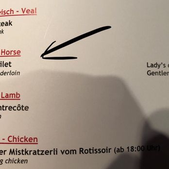 Ox - Horse filet - Steakhouses Near Me - Interlaken, BE
