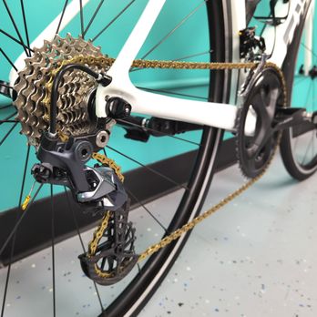 Bicycle Pit Stop - Novaride ceramic oversized pulley, KMC SL-11 Ti-N chain - Mountain Biking Near Me - Alhambra , California Bicycle Pit Stop - Novaride ceramic oversized pulley, KMC SL-11 Ti-N chain - Mountain Biking Near Me - Alhambra , California