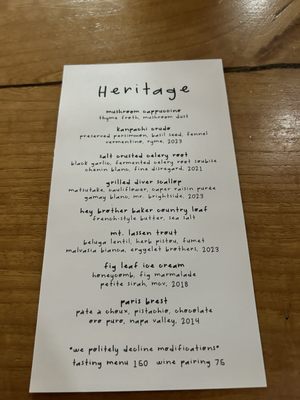 Menu photo 4 Heritage Long Beach, CA