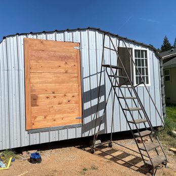 Sanders Handyman Services - Exterior wall for a carport shell after conversion to a small workshop - Handyman Near Me Sanders Handyman Services - Exterior wall for a carport shell after conversion to a small workshop - Handyman Near Me